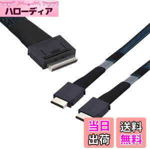 �y���������zNFHK OCuLink PCIe�G�N�X�v���XSFF-8611 8x8���[���f���A��SFF-8611 Oculink 4x SSD�f�[�^�p�A�N�e�B�u�P�[�u��50cm