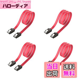 �y���������zSATA �P�[�u�� 0.5m�i�X�g���[�g�^�jSuptopwxm Sata3 �P�[�u�� 4�{�Z�b�g 6 Gbps�Ή� ���b�`�t�� SSD��HDD���� Sata3 �V���A�� ATA3 �P�[�u�� SSD �P�[�u�� ���b�h (���b�h)