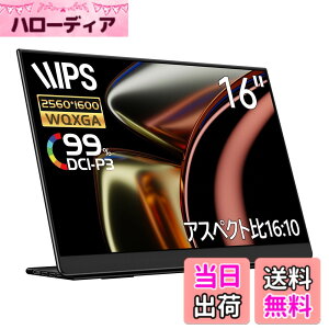 �y���������zEHOMEWEI ���o�C�����j�^�[ WQXGA 16�C���` 2.5K 2560x1600�yWindows/MacOS�z�Ή� 99% DCI-P3 �����^ 6mm LQ-160NW