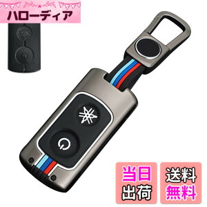 �y���������z[LETINGFAR] �L�[�P�[�X ���}�n�p �o�C�N �X�}�[�g�L�[�P�[�X �L�[�J�o�[ �������� �V���R�� 2�{�^�� ���}�n��p�݌v YAMAHA XMAX 250 AEROX155 ���ɓK�p �L�[�z���_�[ (�O���[)