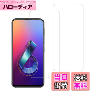 �y���������z�y2���Z�b�g�zKPNS ���{�f�ސ� �����K���X ASUS Zenfone 6 ZS630KL �p �K���X�t�B���� �����K���X �J�o�[ �ی�t�B����