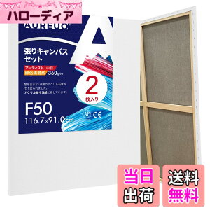 �y���������zAUREUO �ȉ��@���a ����L�����o�X F50 (116.7cmX91.0cm) 2�� - ���ڕz ���ʉ�E���G��E�A�N�������p - ���_���A�[�g�E�|�b�v�A�[�g�ɍœK