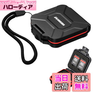 �y���������z�n�N�o HAKUBA �n�[�h�������[�J�[�h�P�[�X�X���� SD4 ���b�h SD�J�[�h4����microSD�J�[�h8�����[ ����17mm �ϏՌ� �h�o �X�g���b�v�t ABS�����ƃN�b�V�����ނŕی� DMC-23SD4RD 4977187371628