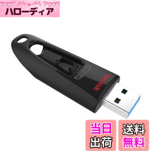 �y���������z�y �T���f�B�X�N ���K�i �z SanDisk ���[�J�[5�N USB������ 128GB USB 3.0 �X���C�h��Ultra �ǎ�ő�130MB/�b SDCZ48-128G-J46 �V�p�b�P�[�W