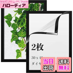 �y���������zLEADINTOP �_�C�������h�A�[�g �t�H�g�t���[�� 2�� �}�O�l�b�g�t�� 30 x 40 cm �_�C�������h�G��p �ǂ������Ȃ� ���ȔS���� �Ǌ|�� �f�B�X�v���C�t���[�� �ʐ^�t���[�� �\���� �|