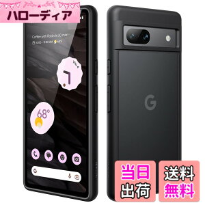 �y���������zJETech �}�b�g�P�[�X Google Pixel 7a �i6.1�C���` 2023�p�j �����^ �������}�b�g���w�ʃJ�o�[ �w��h�~ (�u���b�N)