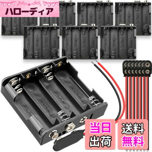 �y���������zXiatiaosann �P3�`�d�r�{�b�N�X 4�{ 6V�o�b�e���[�z���_�[ 4x 1.5V AA�d�r�P�[�X LED���C�g�X�g���b�v�ƃ��W�R���p �d�r�X�i�b�v �N���b�v ���t���A�o�b�e���[ �{�b�N�X�A4��