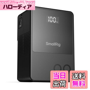 �y���������zSmallRig VB99 �~�j V �}�E���g �o�b�e���[ 6700mAh(99Wh/14.8V) 100W PD USB-C�}���[�d OLED �X�N���[�� DC�|�[�g��� D-TAP USB-A BP�C���^�[�t�F�[�X �J�����Ή� �r�f�I�J�����Ή� ���j�^�[�p �X