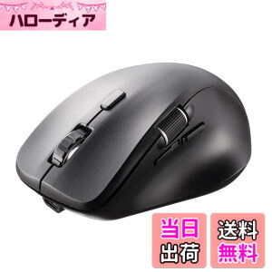 �y���������z�T�����_�C���N�g Bluetooth �}�E�X ���X�N���[�� �[�d�� �É� �}���`�y�A�����O �y�߂�/�i�ރ{�^�����ځz iOS�Ή� �u���b�N 400-MABT191