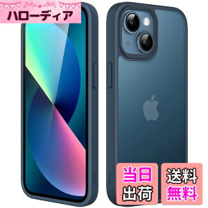 �y���������zJETech �}�b�g�P�[�X iPhone 13 Mini 5.4�C���` �ϏՌ����~���^���[�O���[�h�̗����h�~ ������̔������̔w�ʓd�b�J�o�[ �w��h�~ (�X�g�[���u���[)