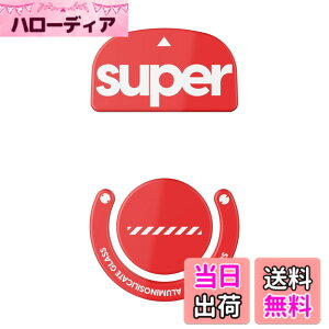 �y���������zSuperglide2(Type C) �}�E�X�\�[�� for Logicool GPROX Superlight �}�E�X�t�B�[�g [ �����K���X�f�� ���E���h�G�b�a���H ���ϋv �ᖀ�C Super Smooth ] - Red