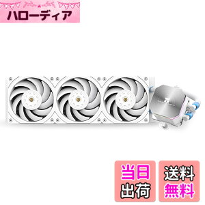 �y���������zTHERMALRIGHT Frozen Edge 360 White 120mm PWM�t�@���t���t��CPU�E�H�[�^�[�N�[���[�A360�z���C�g�R�[���h���E�d�l�AAMD / AM4 / AM5�p�̓����E�H�[�^�[�N�[���[�q�[�g�V���N�A�C���e��LGA1700/115