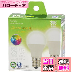 �y���������z�I�[���d�@ LED�d�����` E17 25�`����/25W���� �����F Ra93�����F �����Ή� �f�M�ގ{�H���Ή� �~�j�N���v�g���` 5�N 2�� LDA2N-G-E17 RA 2P 06-5555 OHM