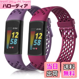 �y���������z[HeeNia] �o���h Fitbit Charge 6 / Fitbit Charge 5 �Ή� �V���R�� �X�g���b�v ���[�v �X�|�[�c�o���h ���v�x���g �h���� �y�� �K�[�~�� Fitbit Charge 6 / Fitbit Charge 5 (���b�h+�p�[�v��)