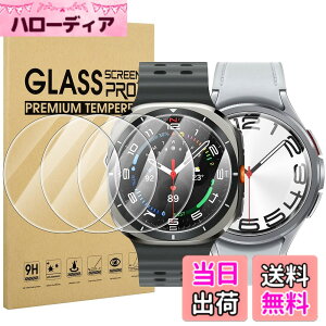 �y���������zSuoman�y4������zfor Samsung Galaxy Watch Ultra/Galaxy Watch 6 Classic 47mm �K���X �t�B���� 9H���d�x�ی� �\�蒼���ی�t�B���� �C�A�h�~ ��U�h�~ ���� �ώw�� �M�����N�V�[�E�H�b�` Ultra/6 