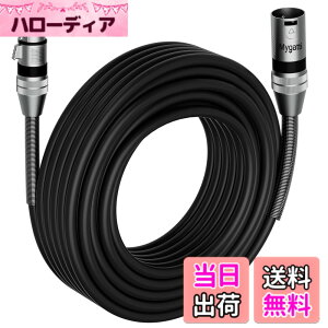 �y���������z�}�C�N�P�[�u�� 30M �I�X-���X 3�s���L���m���P�[�u�� 22AWG XLR�o�����X�ڑ��� ���� ��d�V�[���h �����D�� �^���p���t�R�[�h �����O �R���f���T�}�C�N/AV�A���v/�X�s�[�J�[���ɑ�
