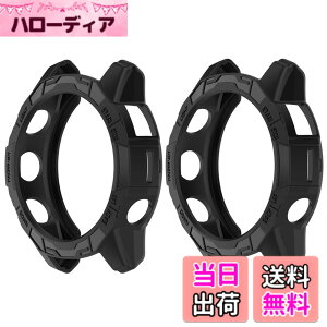 �y���������zSHEAWA for Garmin�K�[�~�� Fenix 7X Pro �P�[�X �J�o�[ �ی�P�[�X �݊��i Epix Pro 51mm TPU�S�� �ی�J�o�[ �ϏՌ� �A�N�Z�T���[ (�u���b�N)