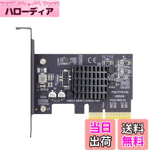 �y���������zxiwai 20Gbps USB 3.2 Gen2 Type-C/Type-E �t�����g�p�l���\�P�b�g���� PCI-E 4X Express �J�[�h�A�_�v�^�[�A�f�X�N�g�b�v�}�U�[�{�[�h�p