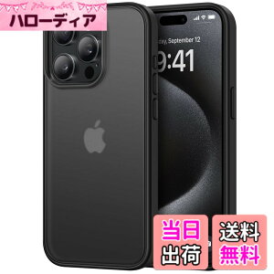 �y���������zTENDLIN iPhone 15 Pro Max �p�P�[�X ������ �}�b�g�� �C�菝�h�~ �w��h�~ ���^ �Ή� �A�C�t�H��15 Pro Max �J�o�[�i�u���b�N�j