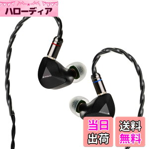 �y���������zHiFiGo TANGZU x DIVINUS FUDU VERSE1 3 �n�C�u���b�h�h���C�o�[�C���C���[���j�^�[�AZEN �V���[�Y 10mm DD+ 2BA �C���C�A���̃C���z�� IEM 3D �v�����g�V�F���t���C���C���[�C���z�� (4.4mm, Black)