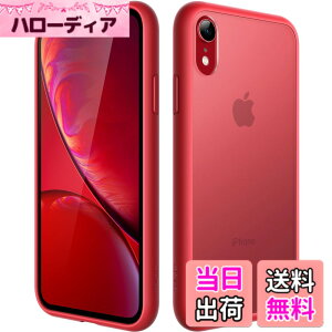 �y���������zJETech �}�b�g�P�[�X iPhone XR 6.1�C���` �ϏՌ����~���^���[�O���[�h�̗����h�~ ������̔������̔w�ʓd�b�J�o�[ �w��h�~ (���b�h)