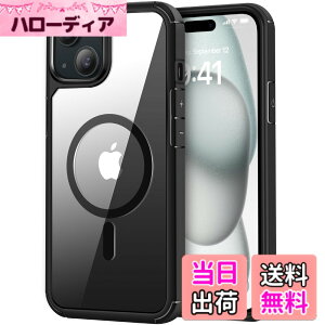 �y���������zTENDLIN iPhone 15 Plus �p�P�[�X MagSafe�Ή� ���^ ���ϖh�~ �ϏՌ� �Ή��A�C�t�H��15 Plus �J�o�[�i�u���b�N�j