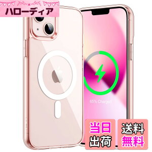 �y���������zJETech iPhone 13 mini �}�O�l�b�g �P�[�X(5.4�C���`�p) MagSafe ���C�����X�[�d�Ή� �Ռ��z�� �o���p�[�J�o�[ �����h�~ �����o�b�N (�s���N)