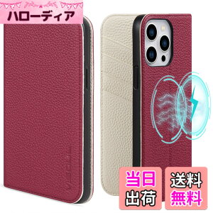 �y���������zVISOUL iPhone 15 ProMax �P�[�X �蒠�^ �{�v MagSafe�Ή� �A�C�t�H��15�v���}�b�N�X �X�}�z�P�[�X ���U�[ �S�ʕی� �}�O�l�b�g�� �J�[�h���[ ���u���X�^���h�@�\�t���蒠�^�P�[�X 6.7�C