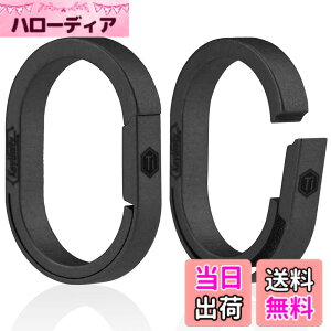 �y���������z[KeyUnity] �L�[�����O �`�^�� ���^ �ȉ~�` 24.9mm 2���� KA31BK �A�������O �~�j�t�b�N ���E �N�C�b�N�����[�X �� �y�� �L�[�z���_�[ ���� �t�b�N ���E �R�l�N�^�[ ������� �K�тȂ�