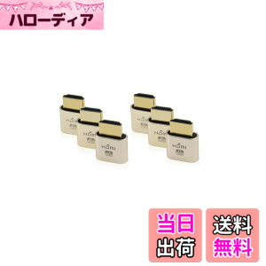 �y���������zRongdeson HDMI �_�~�[�v���O ���z�f�B�X�v���C 4K @ 60Hz DDC EDID �G�~�����[�^�[ �R�l�N�^�A1920x1080 - 4096x2160 ���T�|�[�g - 6�� �S�[���h