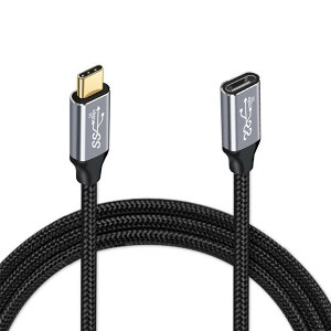 �y���������zNFHK USB-C USB 3.1 Type-C �I�X - ���X �����f�[�^�P�[�u�� 10Gbps 100W �X���[�u�t�� �m�[�g�p�\�R���p �g�ѓd�b�p 100cm
