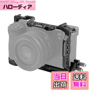 �y���������zSmallRig �J�����P�[�W�L�b�g Sony�Ή� Alpha 7C II/Alpha 7CR�Ή� �A���J�N�C�b�N�����[�X�v���[�g���� �g���� �ꕔ1/4�h-20��M2.5�l�W�ŌŒ� �r�f�I�J�����P�[�W 4422