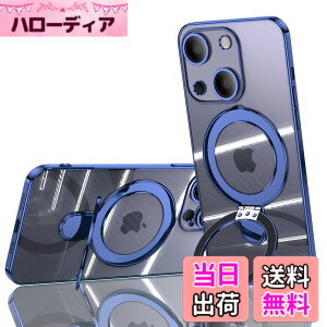 �y���������zJOOBOY iPhone 15 Plus �p �P�[�X MagSafe�Ή� �N���A �����O�t�� ���b�L�d�グ �����Y�J�o�[�t�� �\�t�gTPU �ϏՌ� ���ɋ����w�� ���C�����X�[�d �X�g���b�v�z�[���t�� �A�C�t�H��15�v��