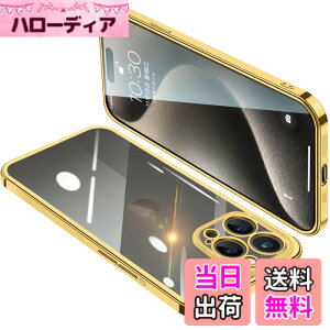 �y���������zONETIAOLONG iPhone15 Pro Max �p �P�[�X �N���A �A�C�t�H��15ProMax �J�o�[ ���� �X�}�z�P�[�X �S�ʕی� �ϏՌ� �y�� ���b�L���H TPU ���^ �X�g���b�v�z�[���t�� ����~�� �����h�~ 6.7�C��