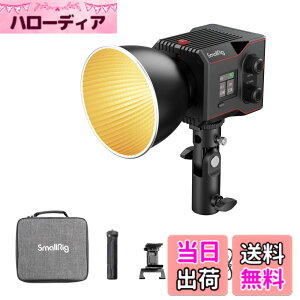 �y���������zSmallRig RC60B COB LED �r�f�I���C�g 60W �o�b�e���[���� �R���p�N�g ��F�F���x 2700K-6500K �����F CRI 97+ TLCI 98+ TM-30 Rg 100 TM-30 Rf 96 ���M�悵 �É� 9��ނ̏Ɩ����� ���� �����o�����X 