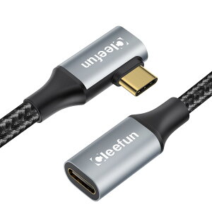 �y���������zCLEEFUN USB C �����P�[�u�� L�� 2m �^�C�vC �����P�[�u�� L���^ USB 3.1 Gen2(10Gbps) 100W/5A PD�}���[�d ���p C�^�C�v �����R�[�h ���ϋv�i�C�������b�v�g�b�v/�^�u���b�g/�X�}�[�g�z��/�n�u