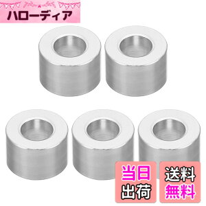 �y���������zPATIKIL M6�A���~�X�y�[�T�[ 5�� ���^���X�y�[�T�[�A���~ ���E���h 6.2mm ID x 12mm OD x 8mm L ���� �A���~�X�y�[�T�[ 1/4ID �l�W�X�^���h�I�t 1/4��M6�l�W�{���g