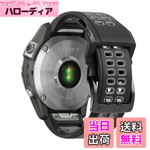�y���������zQuickFit 26mm �ւ��o���h QuickFit 26mm - Garmin Fenix 8 51mm, Fenix 7X Pro/Instinct 2X/Fenix 7X/6X GPS/6X Pro/6X Sapphire GPS/5X GPS/5X Plus �Ή� �V���R���� �T�C�Y���߉\ �e�͐� �����x���g (black)