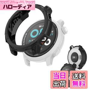 �y���������zCOROS�i�J���X�jPACE 3 �p �P�[�X �ی�P�[�X �yNOUKAJU�z ��̌^ TPU�f�� �S�ʕی� �ϏՌ� �����ȒP �Ռ��z�� �A�N�Z�T���[ (�u���b�N)