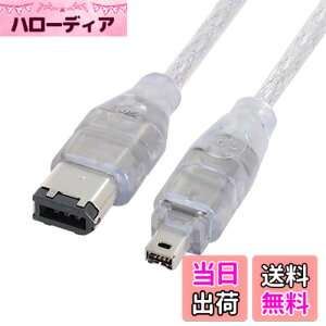 �y���������zNFHK 1394 6�s�� - Firewire 400 IEEE 1394 4�s���I�X iLink �A�_�v�^�[�R�[�h�P�[�u�� �J�����r�f�I�J�����p
