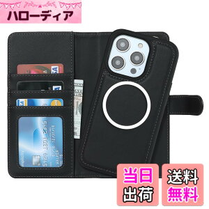 �y���������zPelanty for iPhone 15 Pro �P�[�X�蒠�^ Magsafe�Ή����C�����X�[�d for iPhone15 Pro 2in1������ �g�уJ�o�[ ���� PU���U�[+TPU ���z�^�J�o�[ �}�O�l�b�g ���O�����R ���p2way ���K����D��