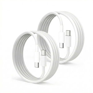 �y���������zUSB Type C �P�[�u�� 1.5m 2�{�Z�b�g Popolier PD 100W �}���[�d E-Marker���� Type-C to C �^�C�vc �[�d �f�[�^�]�� �X�}�z �^�u���b�g �m�[�gPC �Q�[���@�Ή� (�f���o�͔�Ή�)