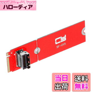 �y���������zNFHK PCI-E 4.0 M.2 M-Key to MCIO Mini Cool Edge IO ���X�z�X�g�A�_�v�^�[ PCIe Nvme SSD 2280 2230�p