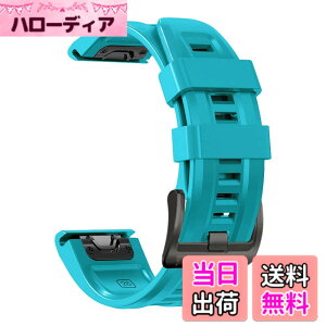 �y���������z[YOCAHU] QuickFit 22 mm �o���h �����p for GARMIN(�K�[�~��) Fenix 7 Pro Solar/Approach S70 47 mm/Forerunner 965 �Ή� �X�g���b�v �V���R�� �x���g �_�炩�� �h���� �K�[�~�� �p �����o���h (sky blue)