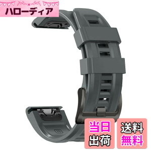 �y���������z[YOCAHU] QuickFit 22 mm �o���h �����p for GARMIN(�K�[�~��) Fenix 7 Pro Solar/Approach S70 47mm/Forerunner 965 �Ή� �X�g���b�v �V���R�� �x���g �_�炩�� �h���� �K�[�~�� �p �����o���h (Charcoal)