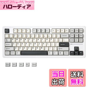 �y���������zYUNZII YZ87 �K�X�P�b�g���� ���J�j�J���L�[�{�[�h TKL ���C�����X�z�b�g�X���b�p �Q�[�~���O�L�[�{�[�h 4�w�p�b�h BT5.0/2.4G/USB-C NKRO RGB�o�b�N���C�g Win/Mac�p �Z�K�F�؎擾 (�z���C�g