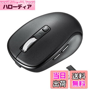 �y���������z�T�����T�v���C �}�E�X Bluetooth�E���C�����X���Ή� �É��{�^�� �[�d�� 5�{�^�� ���^ �u���b�N MA-WBBS519BK