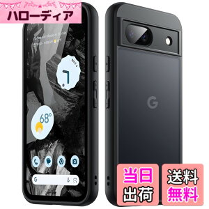 �y���������zJETech �}�b�g�P�[�X Google Pixel 8a 6.1�C���` 2024�p �����^ �������}�b�g���w�ʕی�J�o�[ �w��h�~ (�u���b�N)