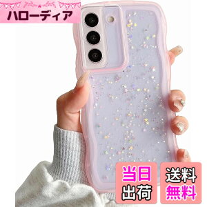 �y���������zQLTYPRI Galaxy S22 �P�[�X �N���A TPU �J�o�[ �E�F�[�u ������� �؍� ���� �E�F�[�u �O���b�^�[ ���� ���^ �y�� �ϏՌ� ����~�� (SC-51C / SCG13) �X�}�z�P�[�X ���C�����X�[�d�Ή� �X
