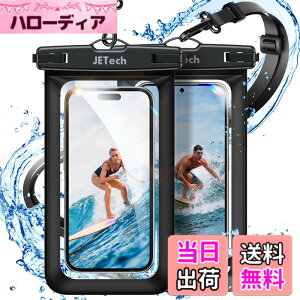 �y���������zJETech �X�}�z �h���P�[�X 2���Z�b�g �h���|�[�` iPhone 17e 17 16e 16 15 14 13 12 Air Pro Max Plus/Galaxy S26 S25 Ultra/Pixel 10�V���[�Y�Ȃ� �ő�7.2�C���`�Ή� �X�g���b�v�t�� IPX8�h���C�o�b�O (�u��